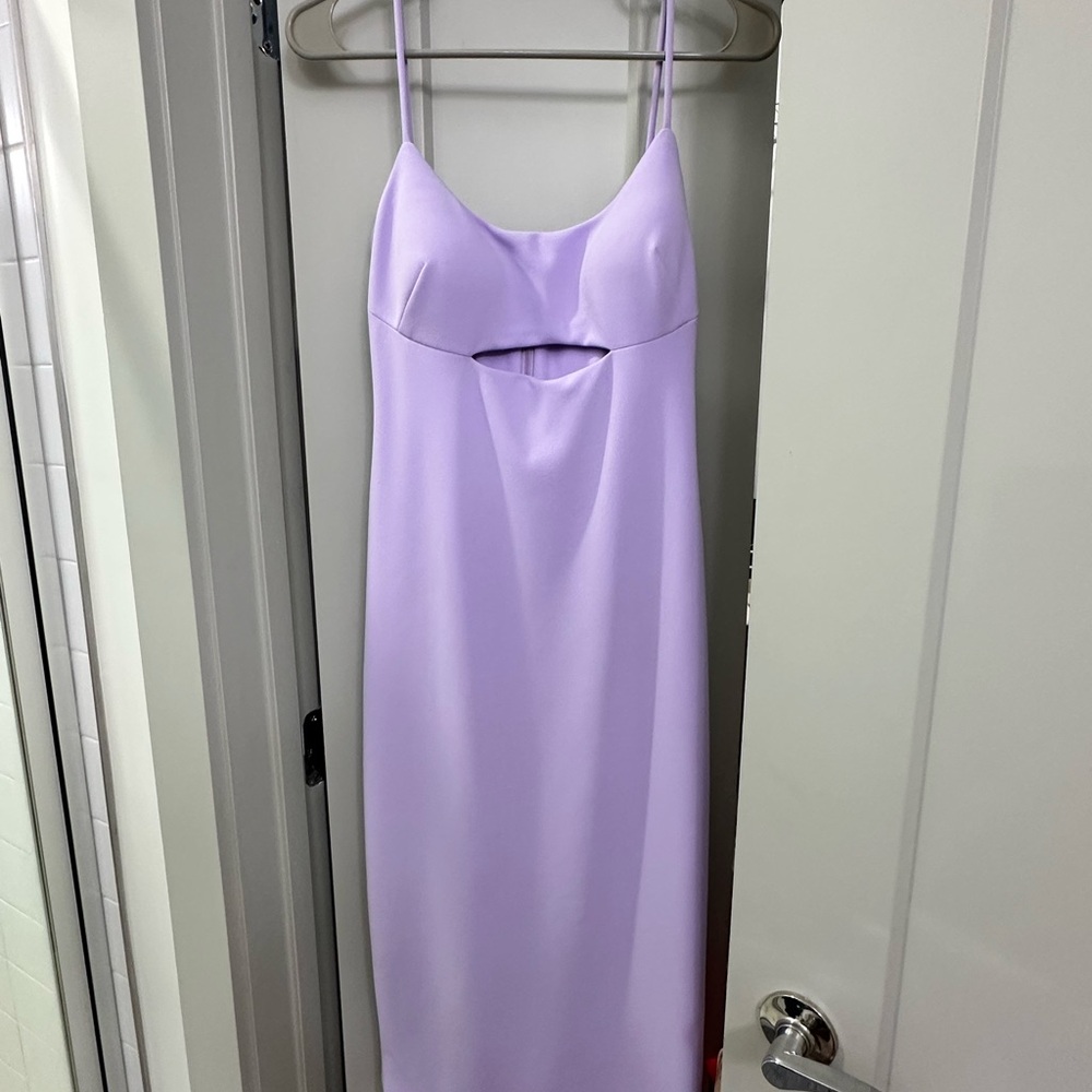 Aqua Bloomingdale’s Lavender Midi Dress
